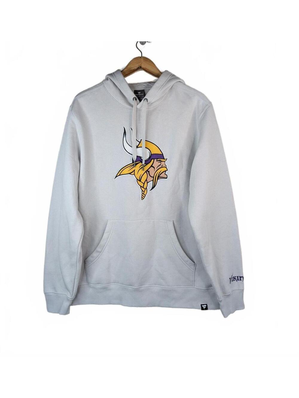 Fanatics Minnesota Vikings White Hoodie Large
